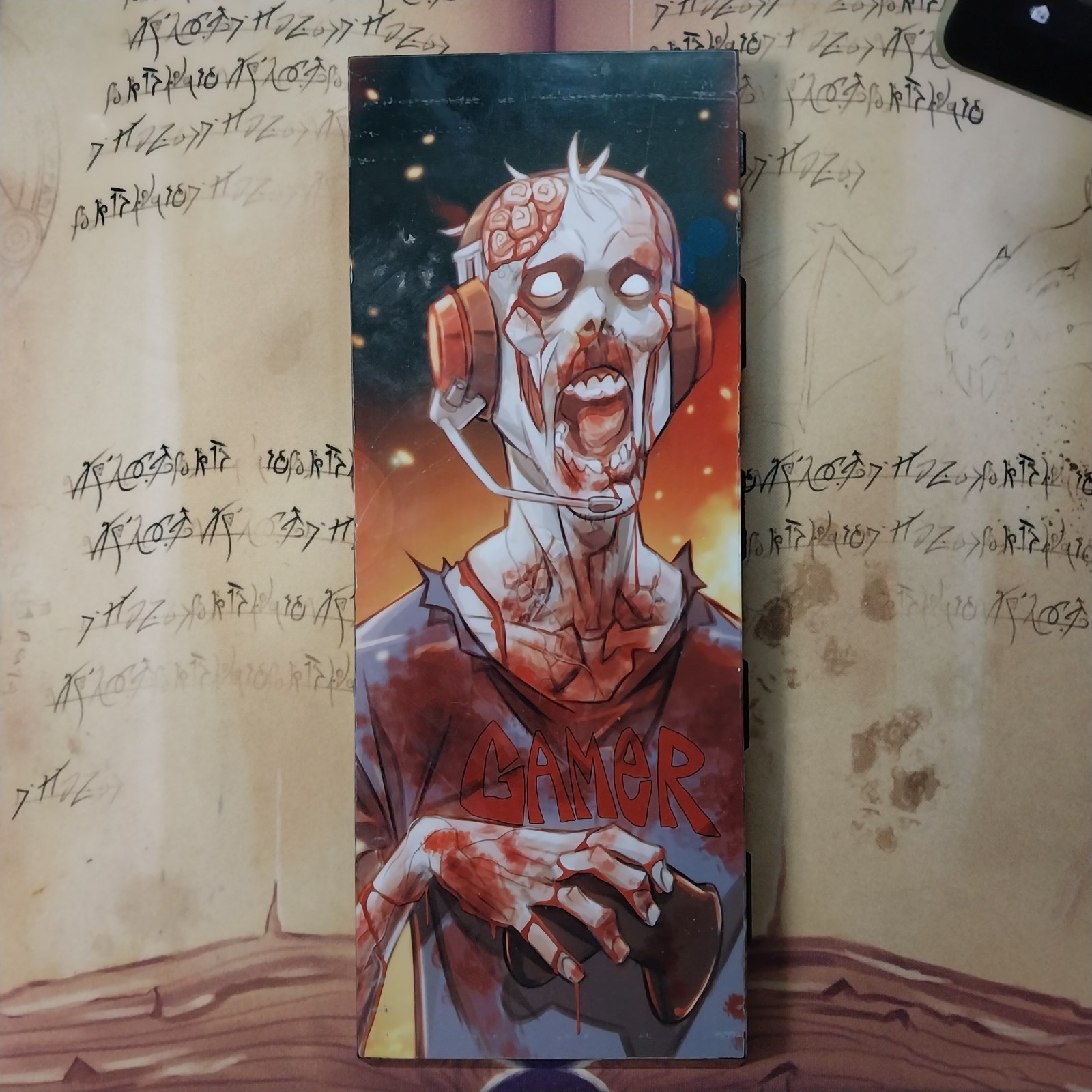 Sony PS4 Fat Hard Drive Cover For PlayStation, Zombie Gamer Custom Faceplate