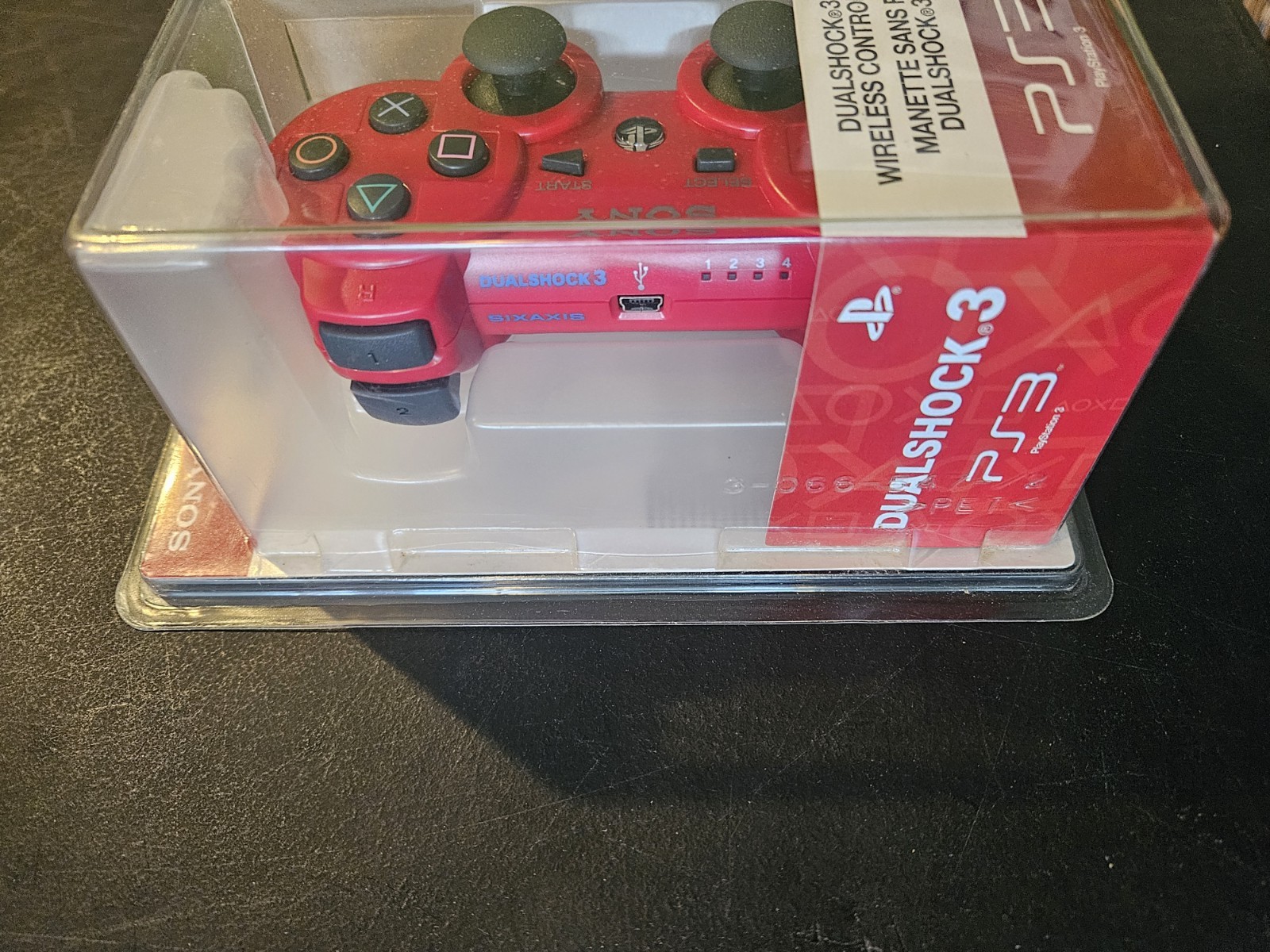 Sony PS3 DualShock 3 Deep Red Wireless Controller Sealed | Brand New