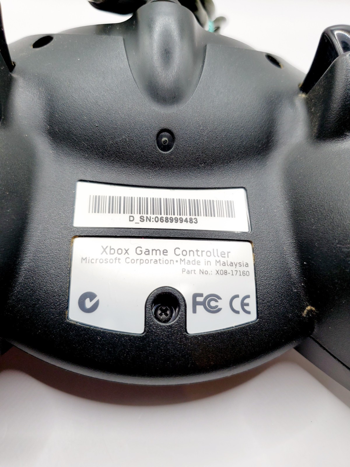 Microsoft Original Xbox Game Controller X08-17160 Made In China Vintage