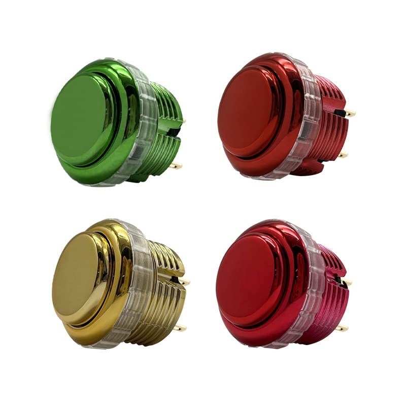 qanba Gravity metallic color 30mm Mechanical shaft Pushbutton (F07（8 pcs）)