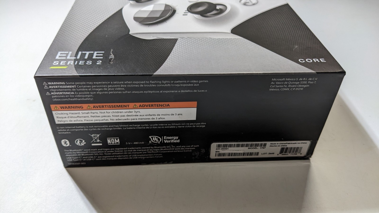 Microsoft (4IK00001) Xbox Elite Series 2 Core Wireless Controller, White