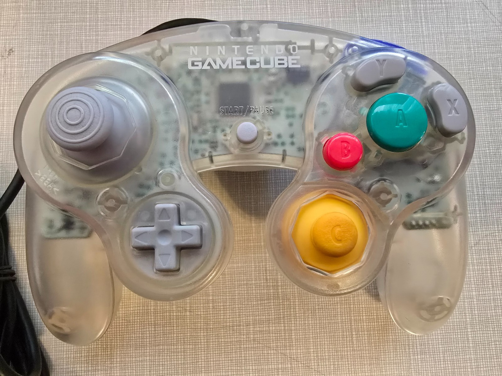 Gamecube controller CYSTAL Nintendo Official NTSC-J DOL-003 GC TESTED US SELLER