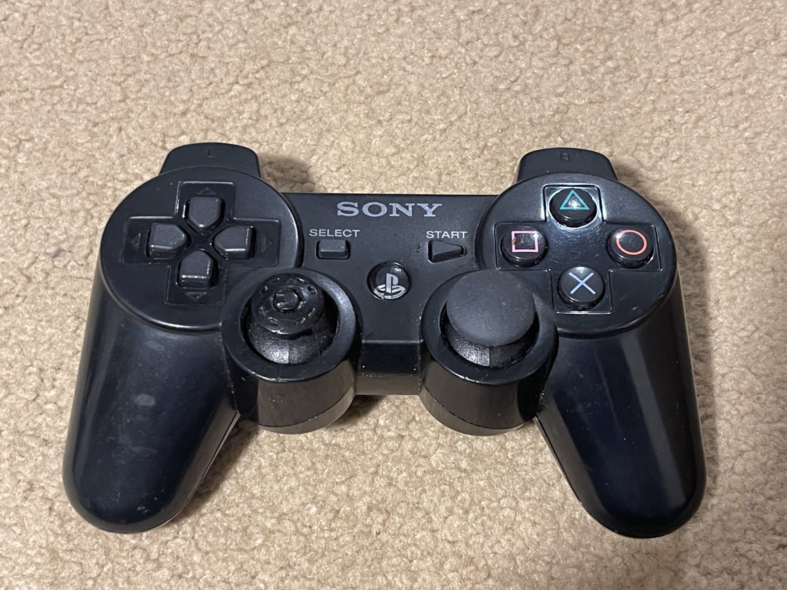 Genuine Sony PS3 DualShock 3 Wireless Controller CECHZC2U Parts Repair UNTESTED