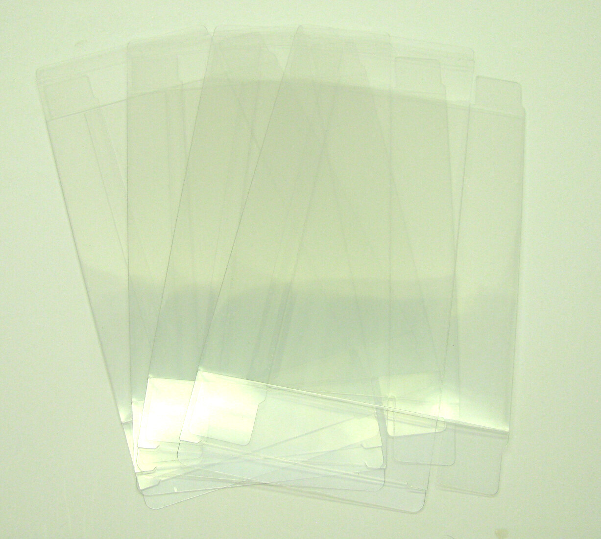 5X CLEAR PLASTIC PROTECTIVE BOX PROTECTORS For NINTENDO SUPER FAMICOM CIB GAME