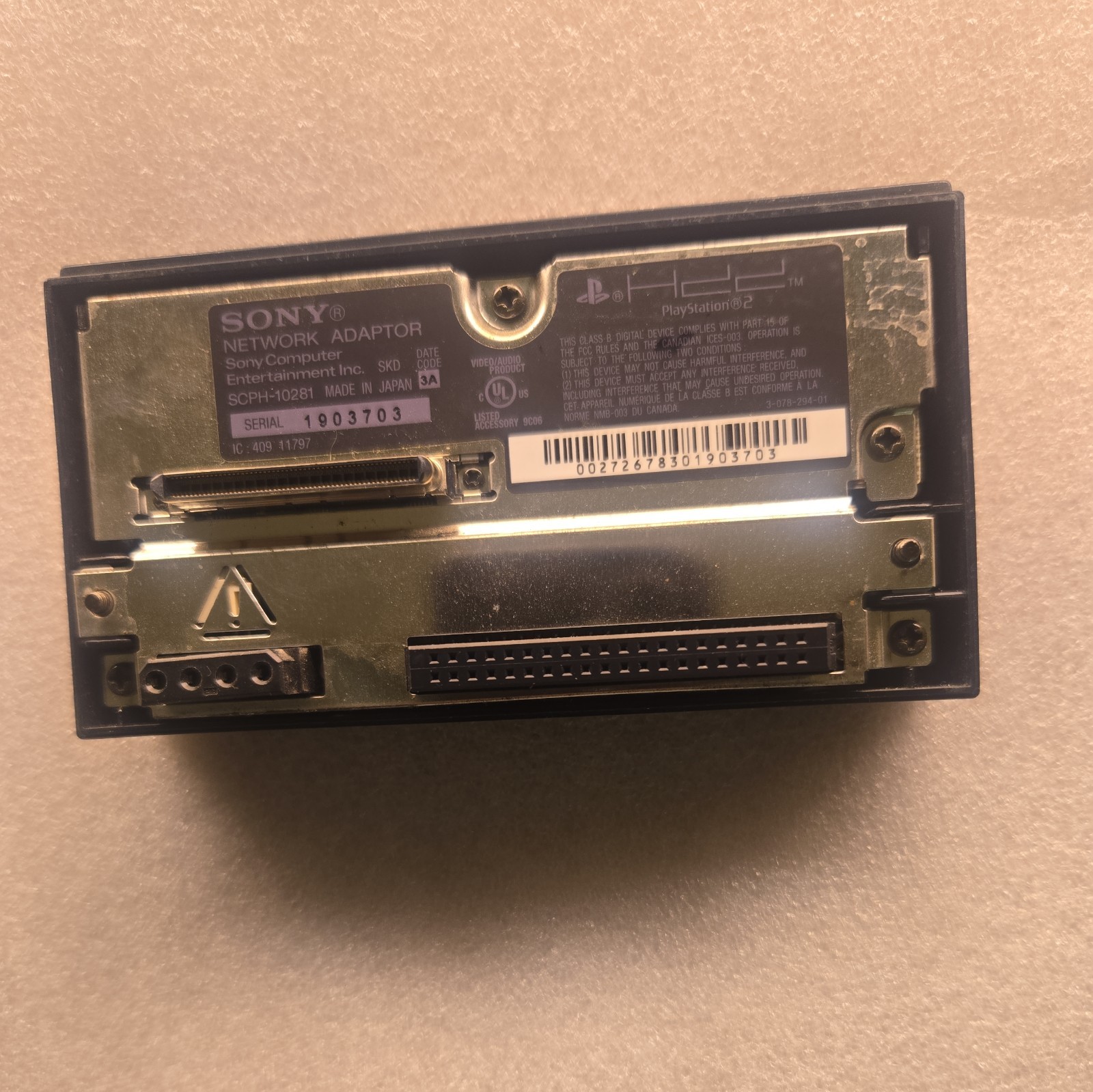 OEM Original Sony PS2 HDD Network Adapter SCPH-10281 PlayStation2 FREE SHIPPING