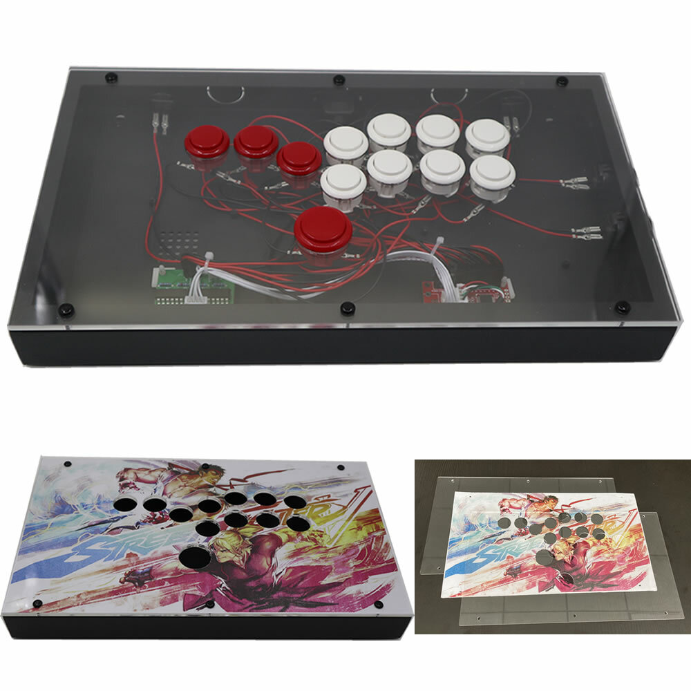 RAC-J800B All Buttons Hitbox Arcade Joystick Game Controller PS5/PS4/Xbox/PC DIY