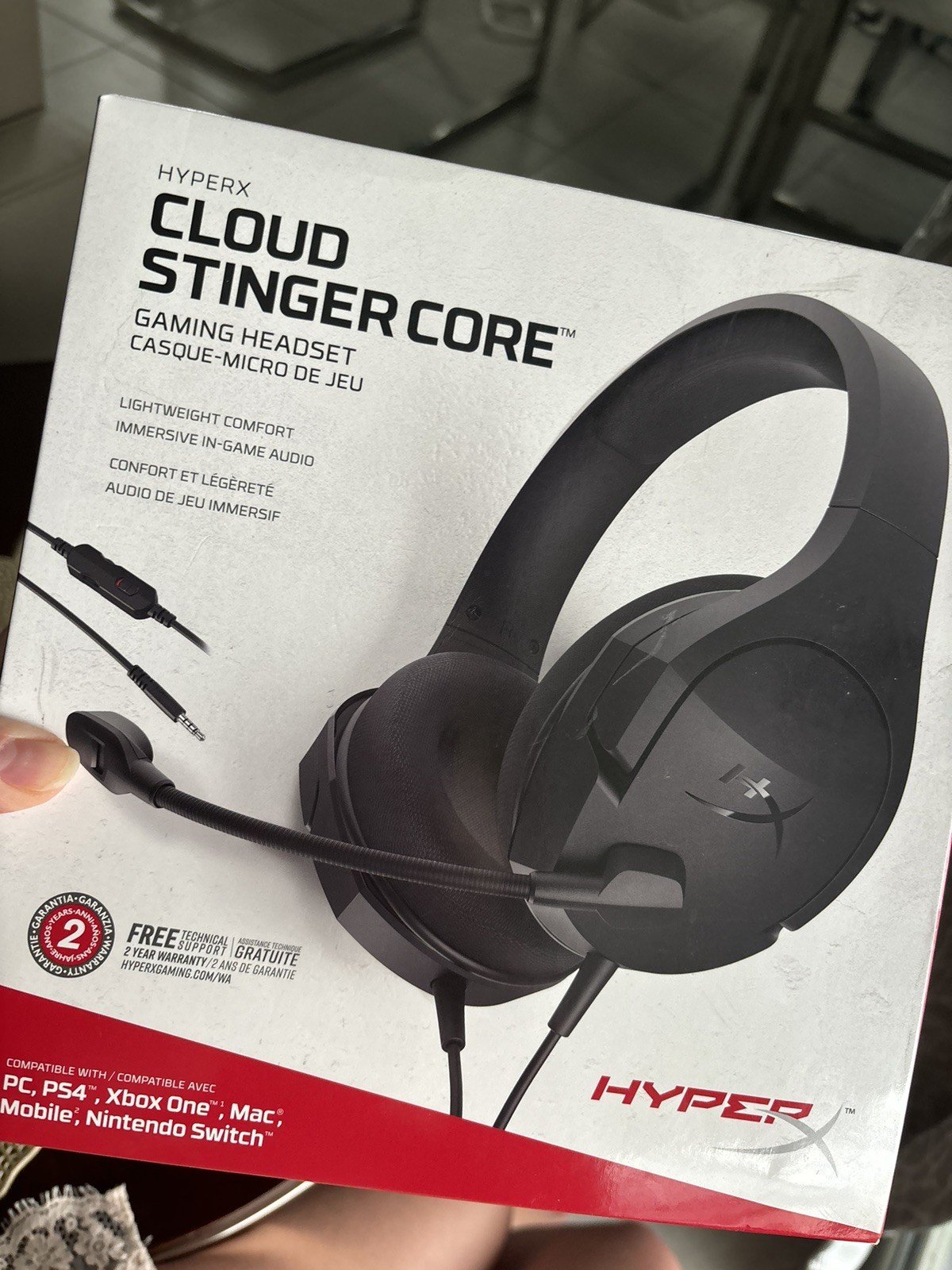HyperX Cloud Stinger Black Headband Gaming Headset for PC and PS4 Xbox One