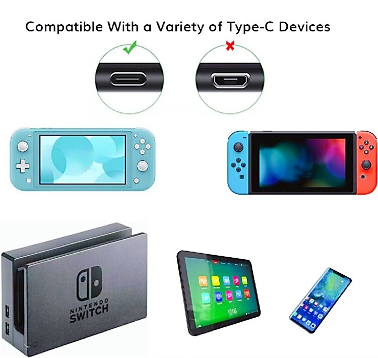 Genuine Nintendo Switch/Lite AC Power Supply Adapter US/CA EU UK plug charger