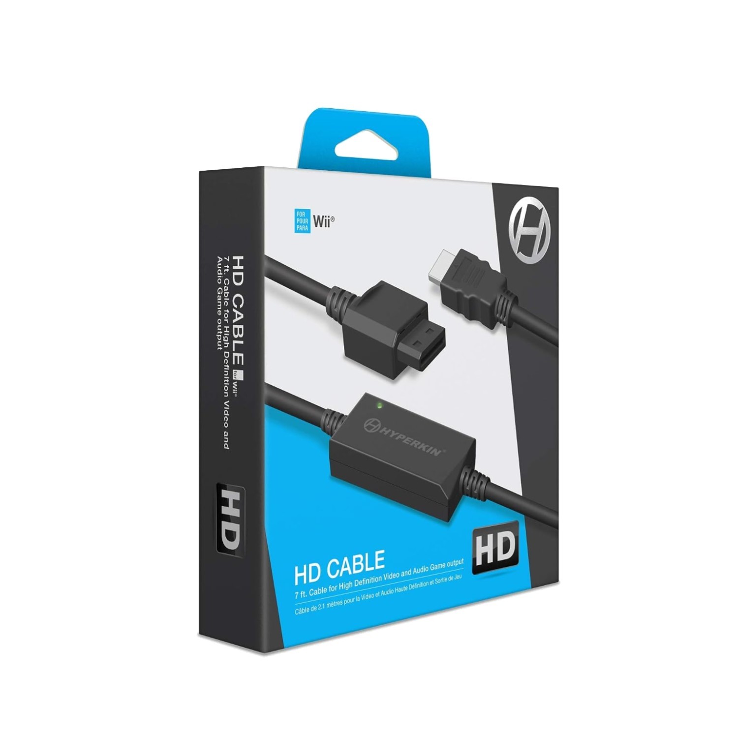 HD Cable for Wii – 480p Resolution – 7 ft.