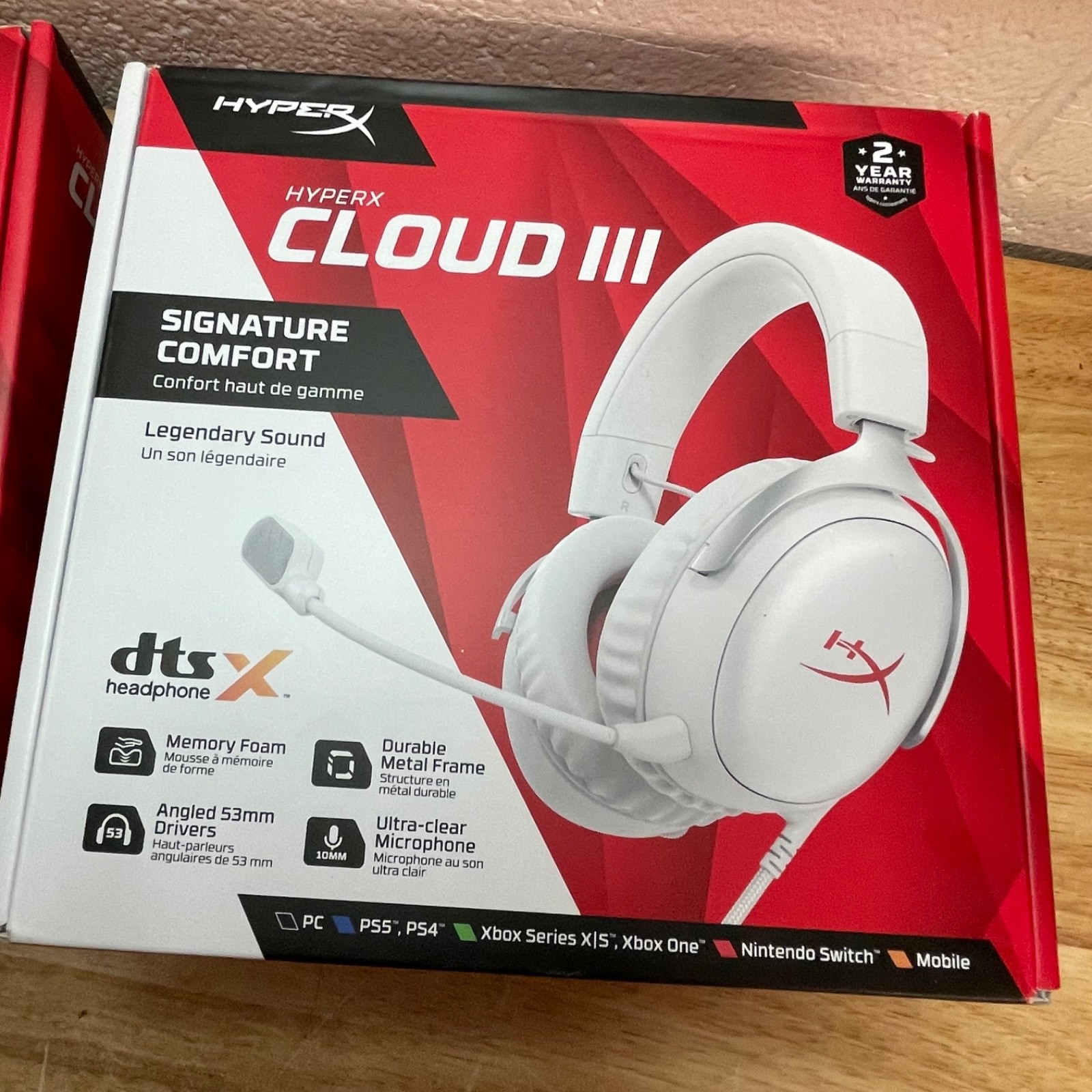 HyperX B96MXAA Cloud III Wired Gaming Headset