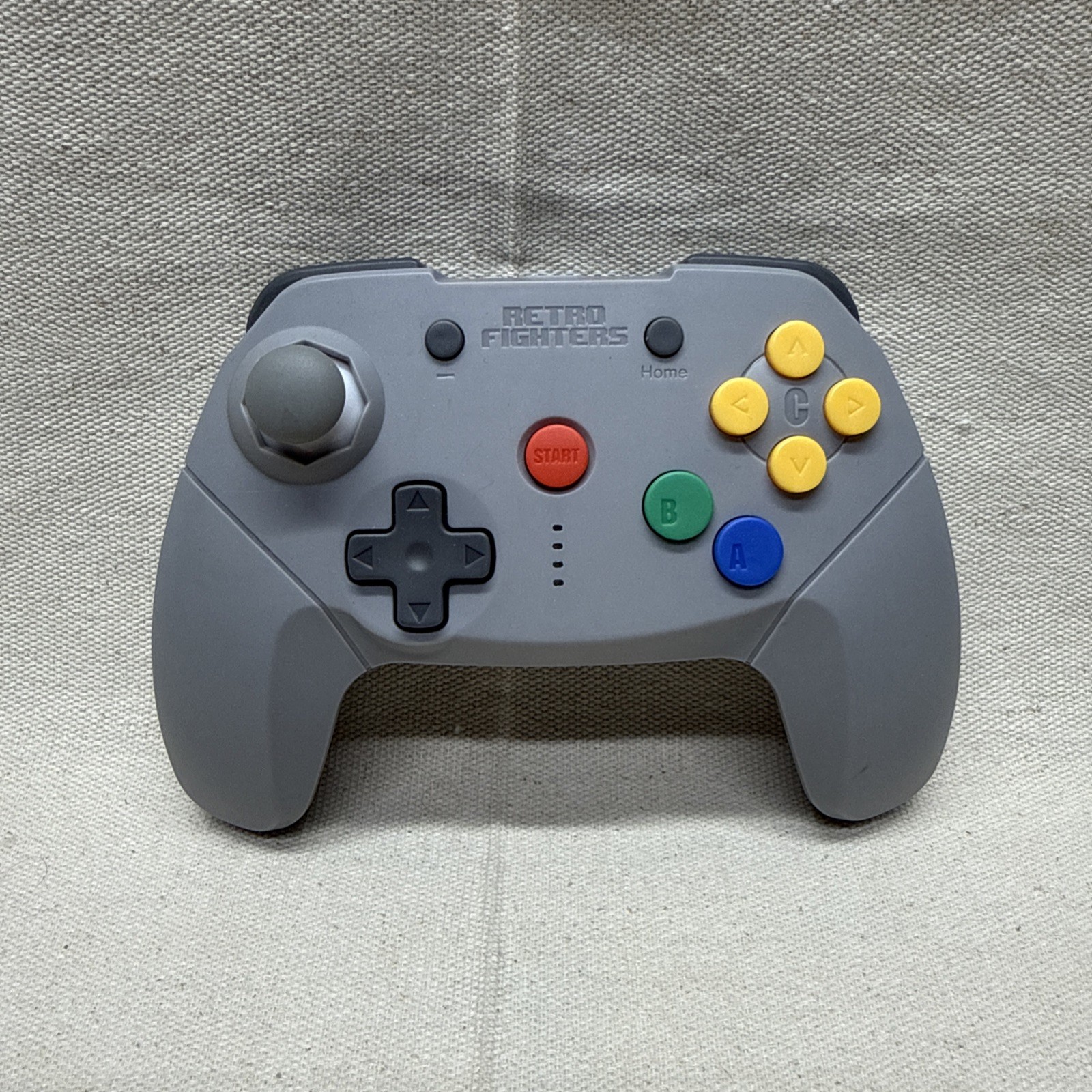Retro Fighters Brawler64 Bluetooth Switch, Pc, N64 Controller Gray – Tested