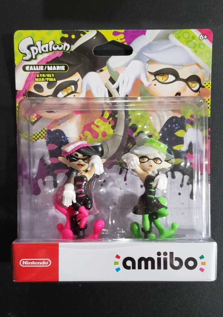 Splatoon 2 Callie and Marie Squid Sisters Amiibo 2 Pack – ship asap