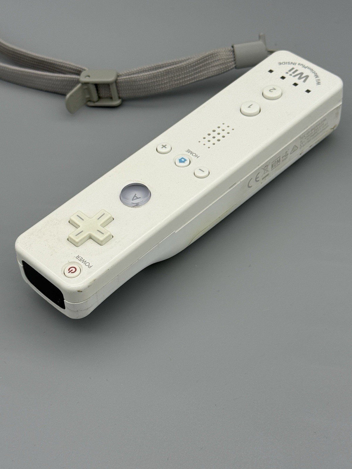 OEM Nintendo Wii Motion Plus Controller – White – Free Shipping – Stained