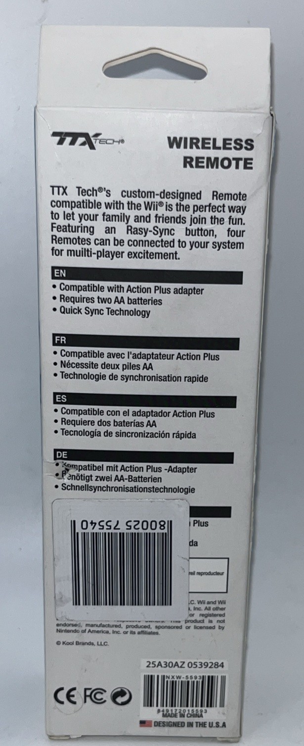 Wireless Wii Remote Controller Built In Action Plus For Nintendo Wii & Wii U