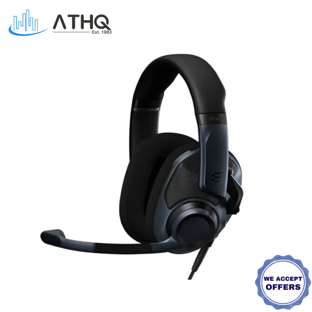 EPOS H6PRO Open Acoustic Gaming Headset Black with Detachable Microphone
