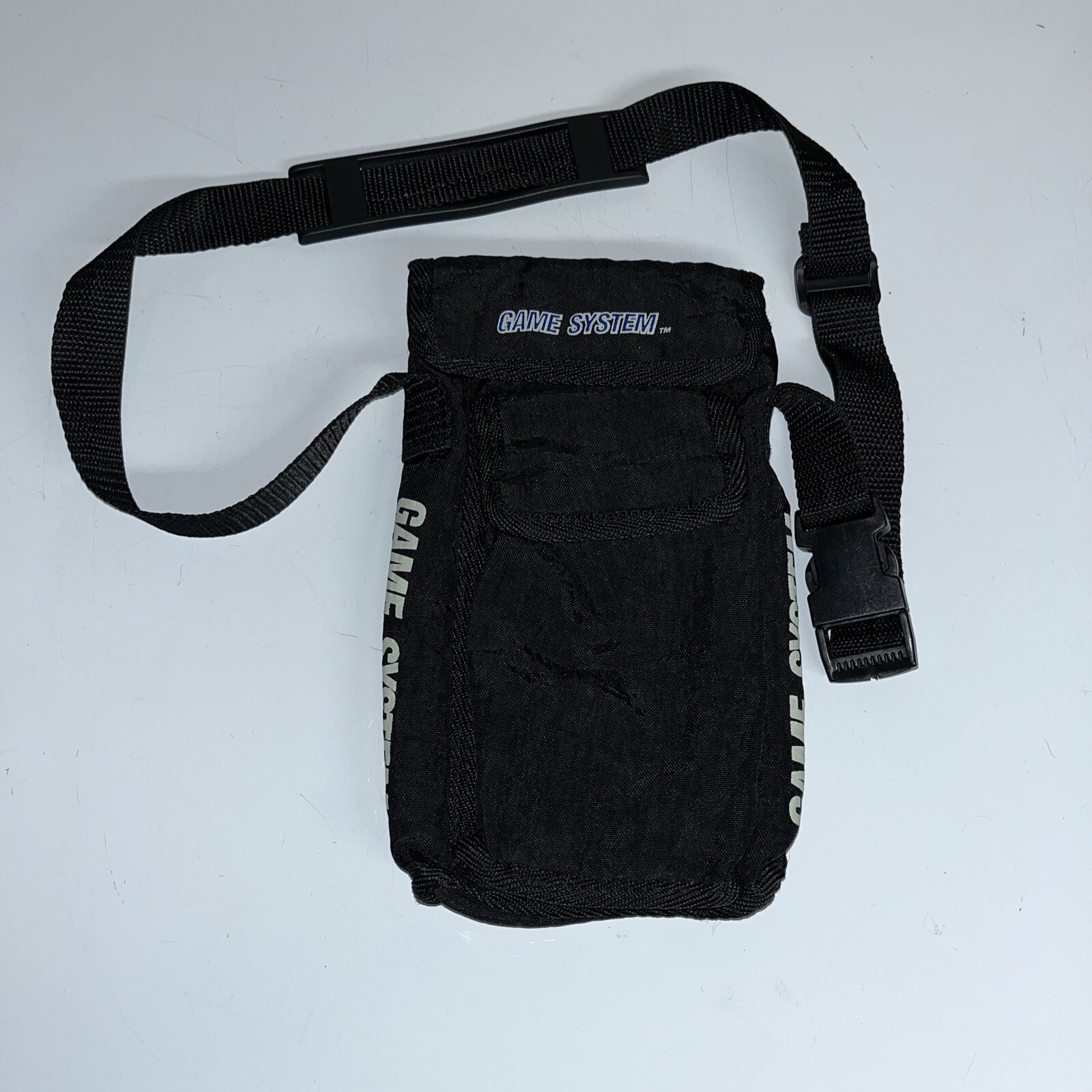 Vtg 1990s Sega Game Gear Game System Shoulder Carry Bag 3 Pocket Soft Case, Read