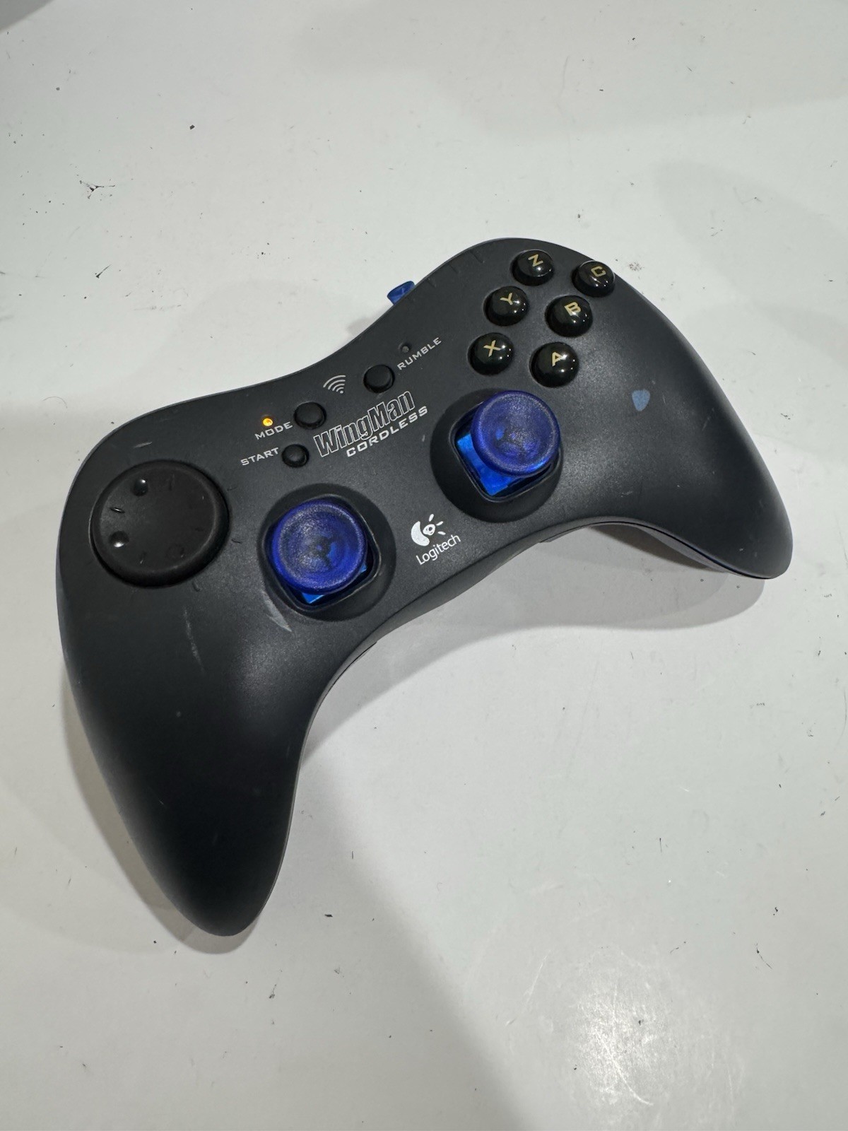Logitech Wingman 2.4ghz Cordless PC Controller Rumble Wireless Missing Sensor