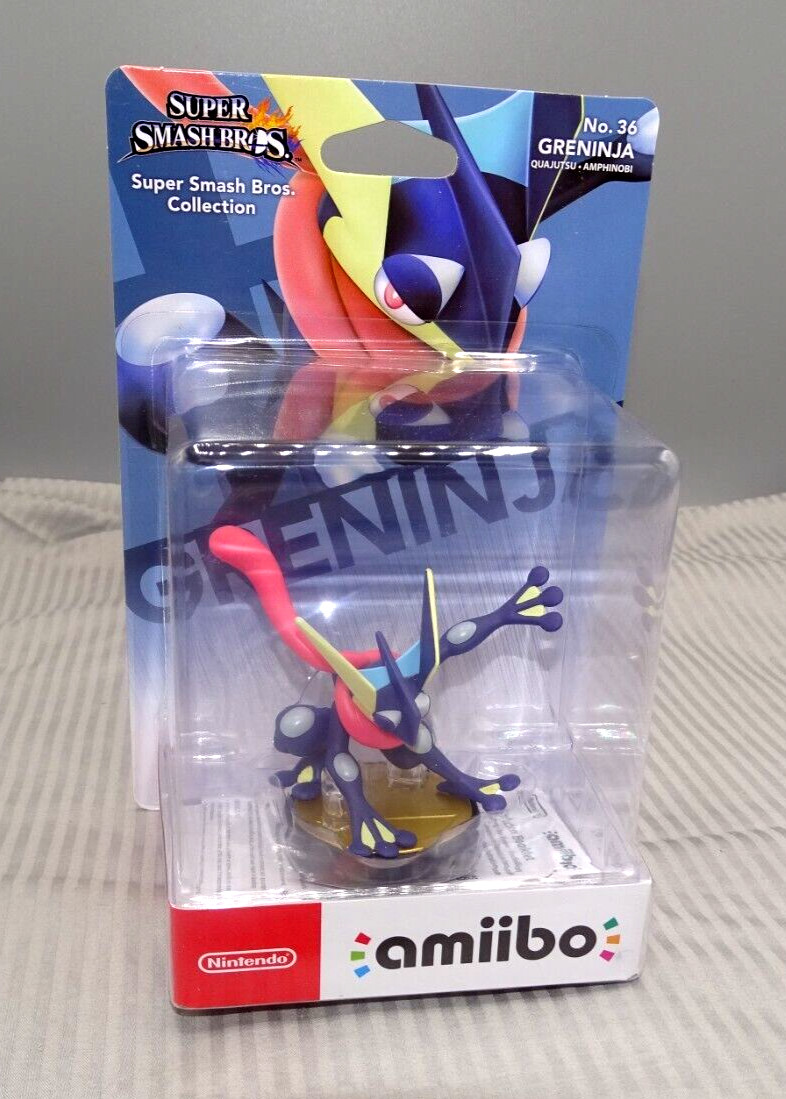 Nintendo – Amiibo – Super Smash Bros – Greninja #36 BRAND NEW
