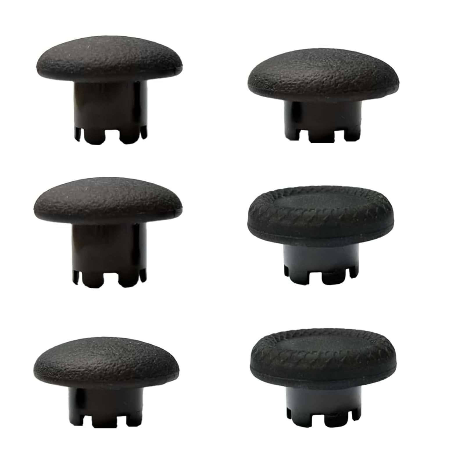 Dualsense Thumbsticks for PS5 Edge Controller – Swappable Joystick Caps (Black)