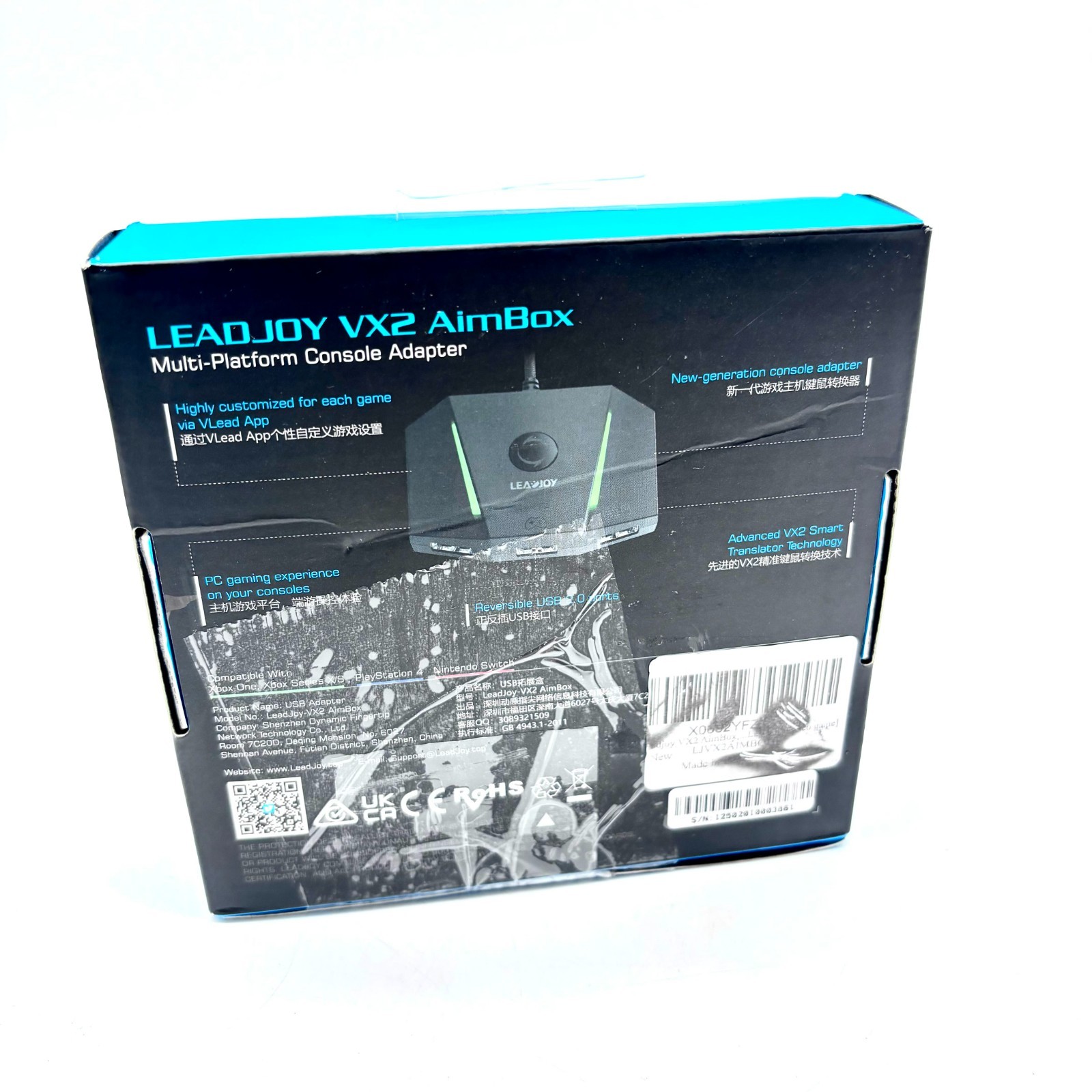 Leadjoy VX2 Aimbox Multi-Platform Console Adapter – Black