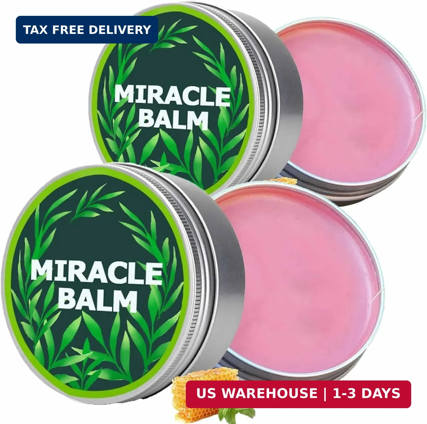 Miracle Balm for Swollen Legs, Veins Soothing, Relaxing & Comfortable, Botanical