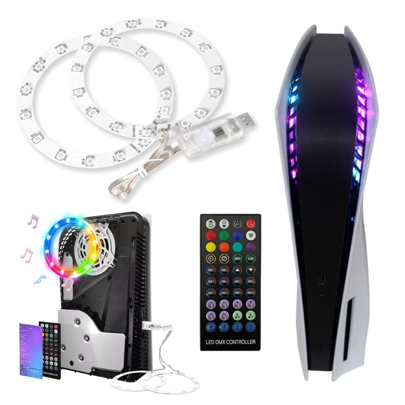 LED Light Strip RGB 8 Color Effects Light Pickup Light Strip for Console