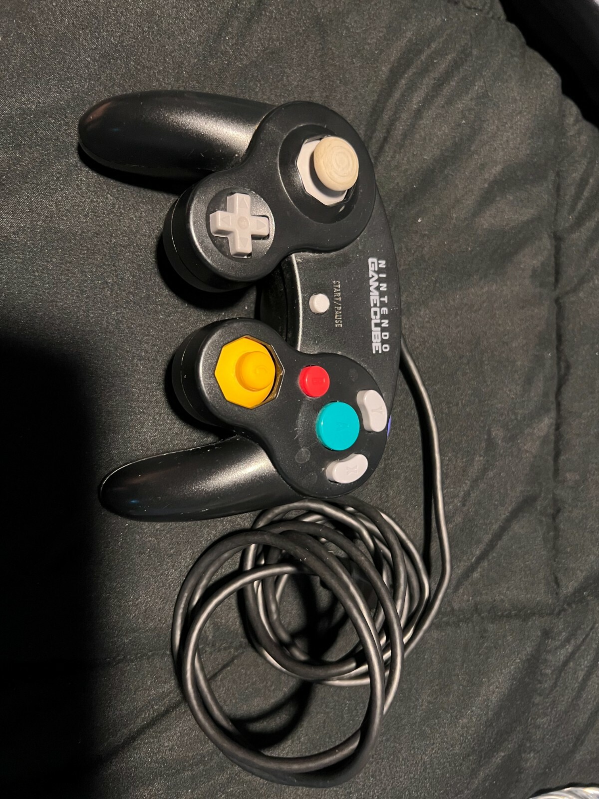 Nintendo GameCube Controller – Black (USED ONLY TESTED IN GAME ENVIROMENT)