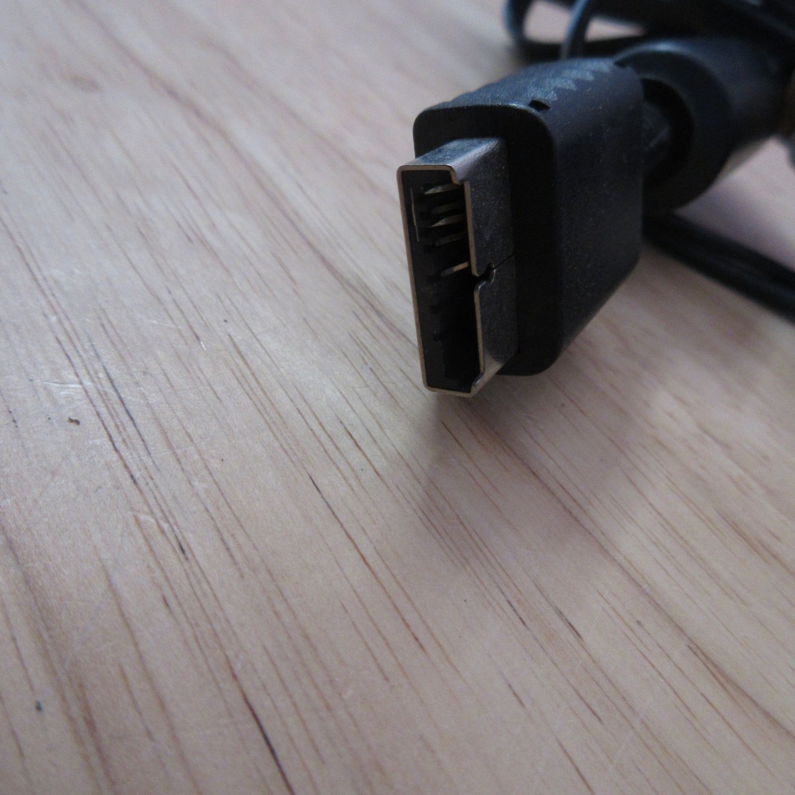 Original Playstation Composite Black Cable OEM Red White Yellow Prong