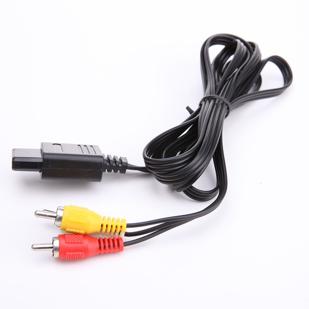 6 Feet AV to RCA Audio Video Composite Cable Cord For Sony PS1 PS2 PS3 PS3 Slim