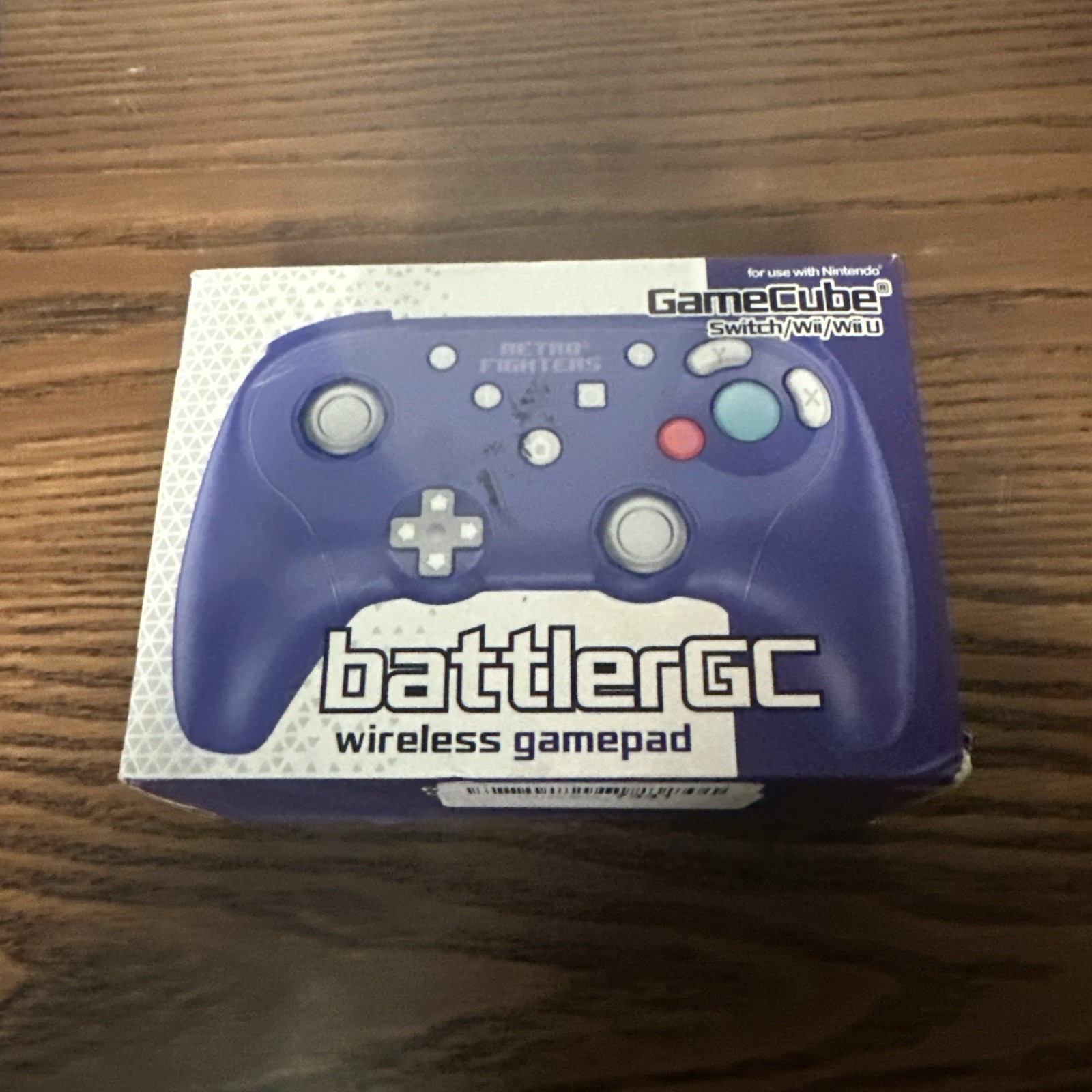 Retro Fighters BattlerGC Wireless Gamepad Purple – GameCube/Switch/Wii Used