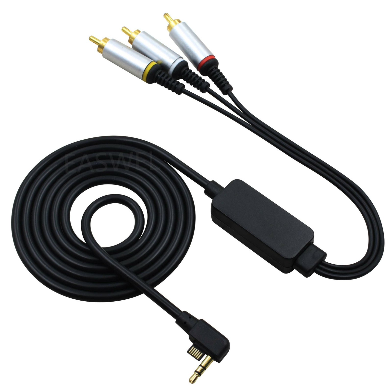 For PSP 2000 3000 Tranfer Slim to TV 3 RCA Cable Cord AV Cable Audio Cables