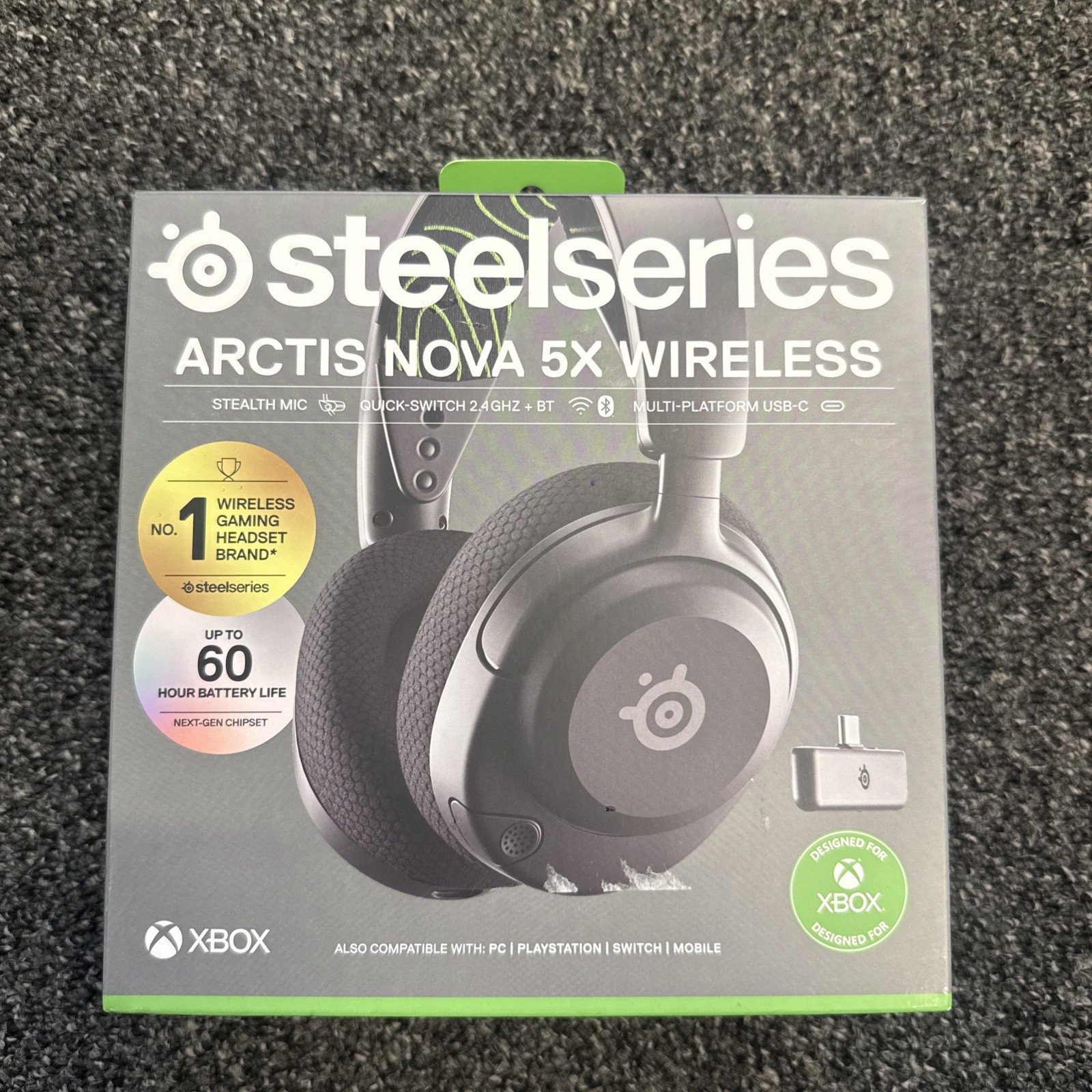 SteelSeries Arctis Nova 5X Wireless Gaming Headset| PC|Playstation|Switch|Mobile