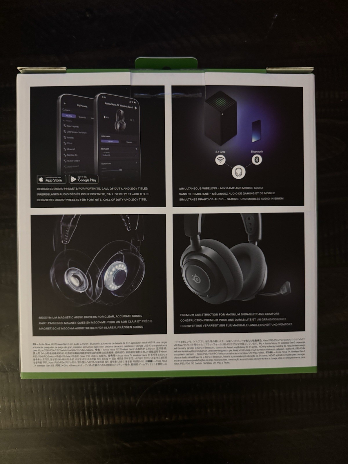 SteelSeries Arctis Nova 7X Wireless Gen 2 Headset – Black (NEW SEALED)