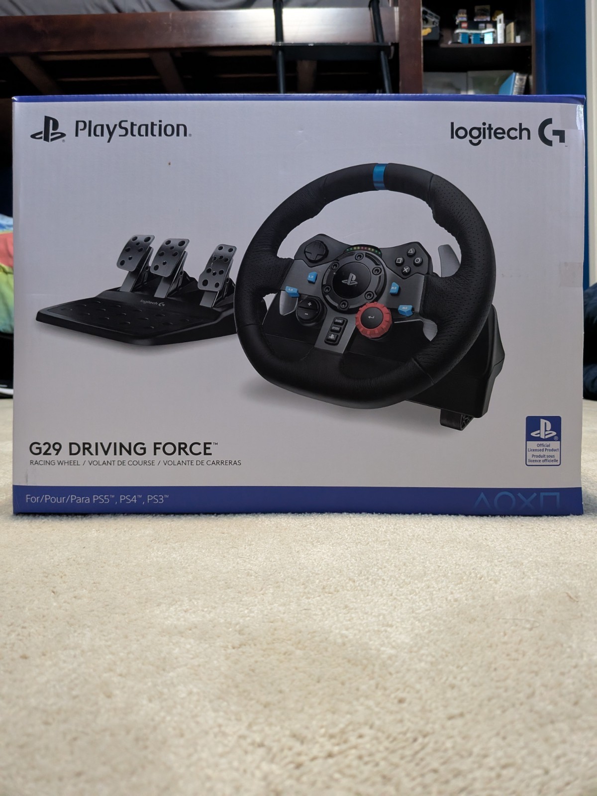 Logitech G29 Driving Force Racing Wheel – Black (941-000110)