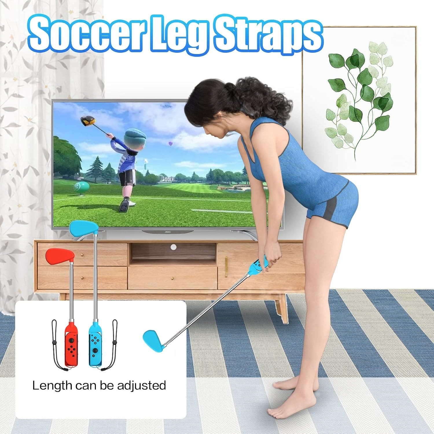 Nintendo Switch Sports Accessories, Nintendo Switch Sports Leg Strap, Switch