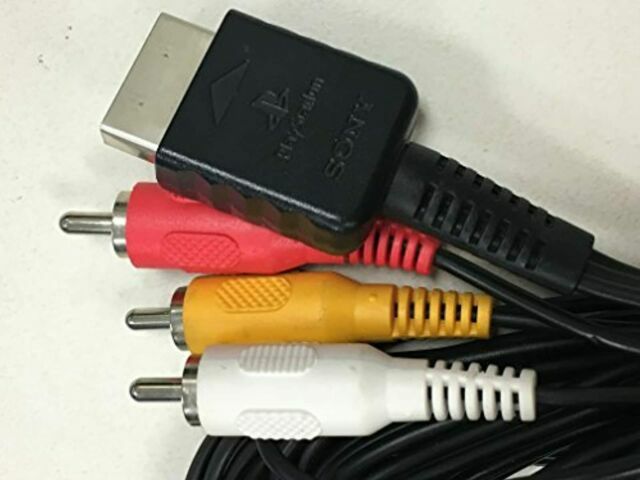 Sony OEM RCA AV Playstation 1 2 3 Audio/video Cable PS1 PS2 PS3