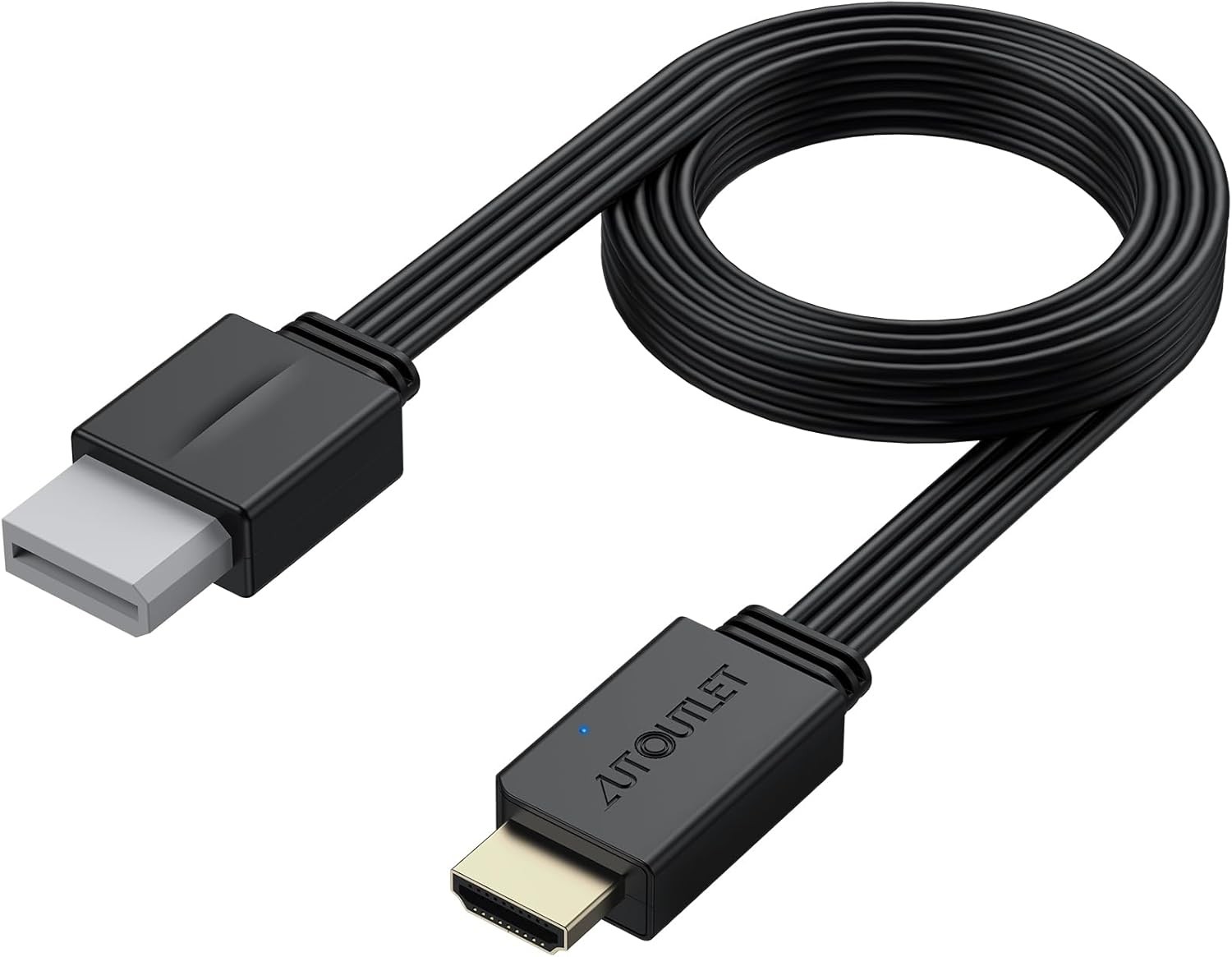 AUTOUTLET Wii to HDMI Converter 1080P 5ft 150cm Adapter HDMI Cable Output