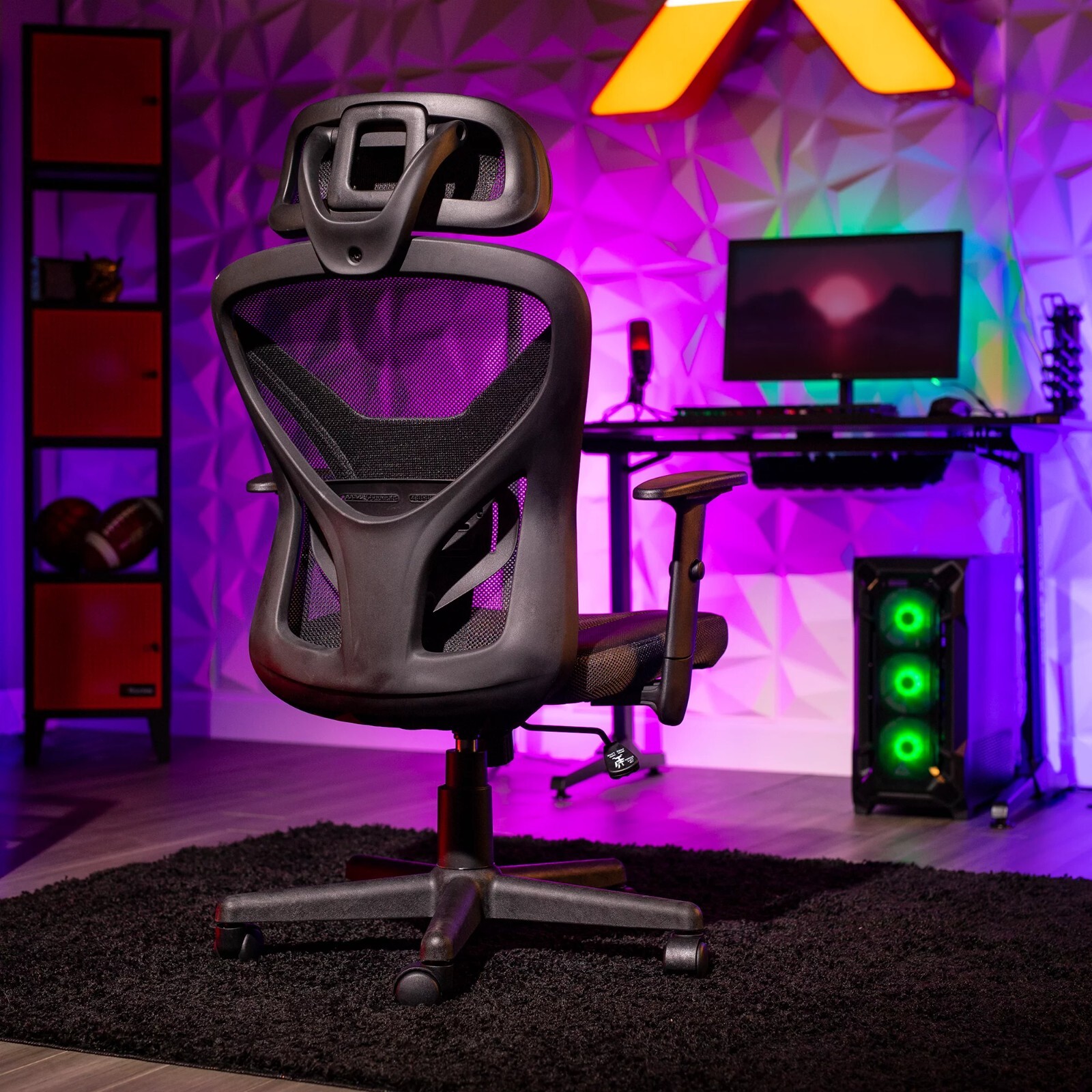 X Rocker Voyage Mesh PC Gaming Chair, Black