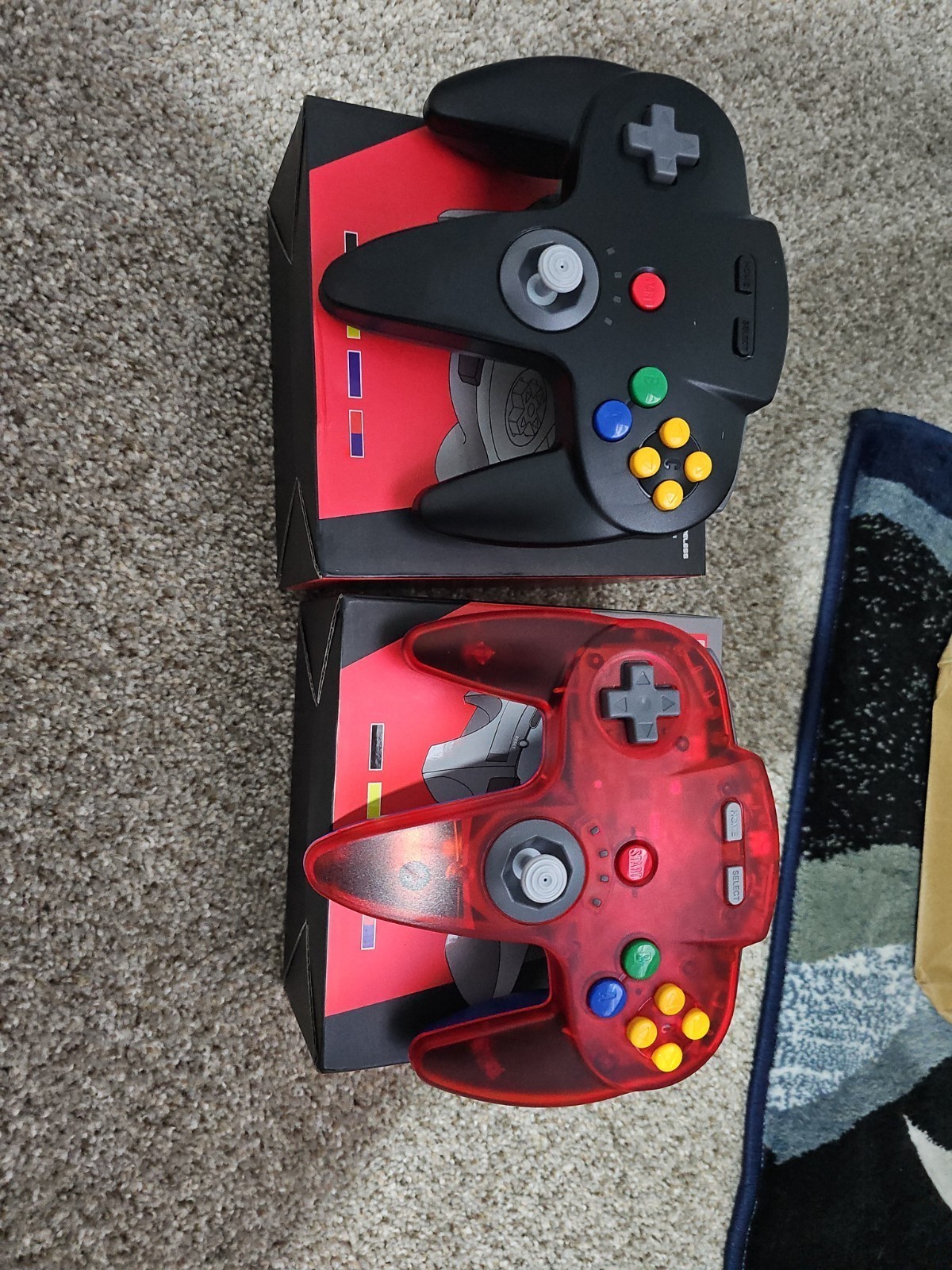 Wireless N64 Controller Remote Game Pad w/ Rumble Pak for Nintendo N64 Console