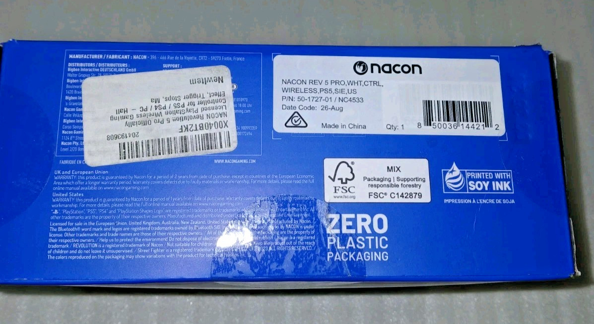 Nacon Revolution 5 Pro PS5 PS4 Wireless Controller BRAND NEW – SEALED