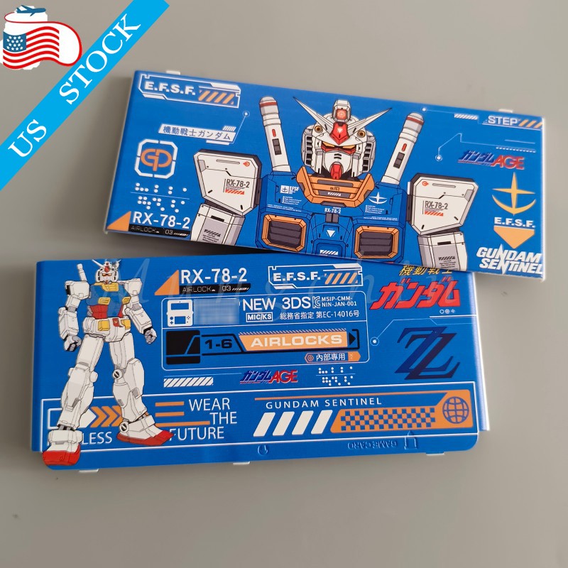 Replacement Mobile Suit Gundam For Nintendo NEW 3DS parts cover Console Shell