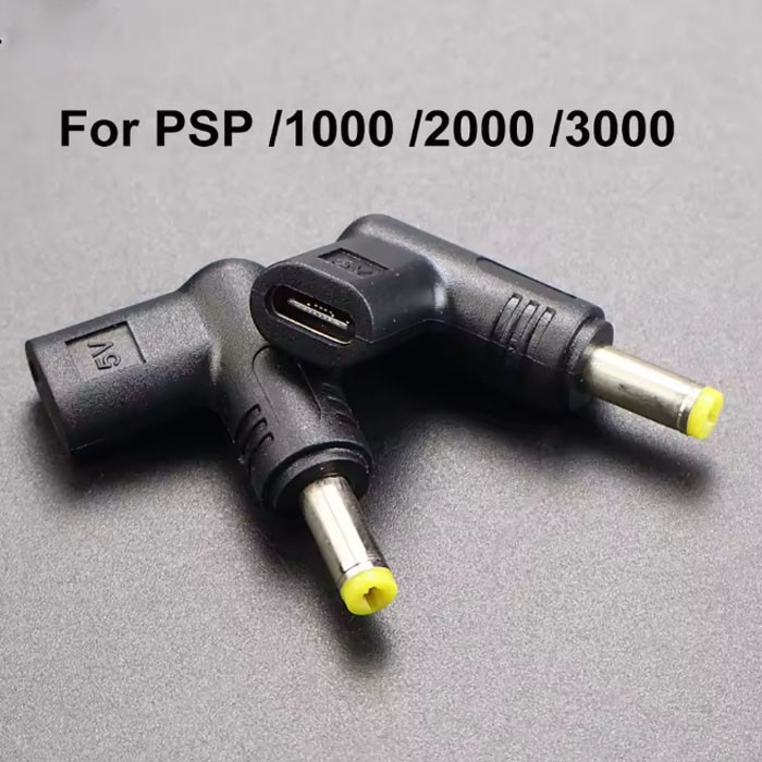PSP USB-C Charging Adapter for 1000 2000 3000 E1000 Coverts to USB Type-C