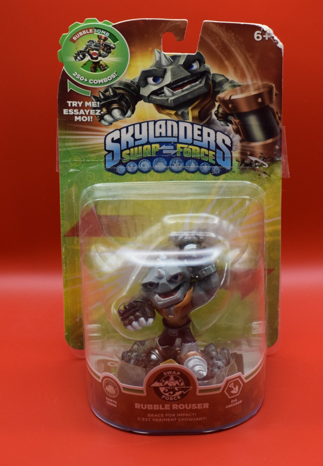 Skylanders Swap Force Rubble Rouser NEW Sealed Earth SWAP Force Figure NIP