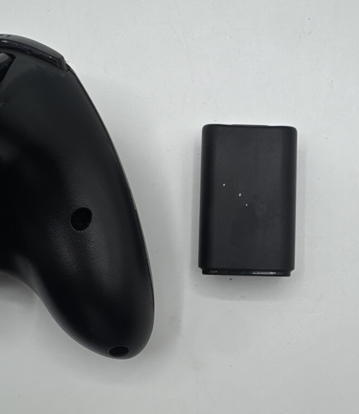 OEM Microsoft Xbox 360 Wireless Controller Black Original w/ Battery Cover