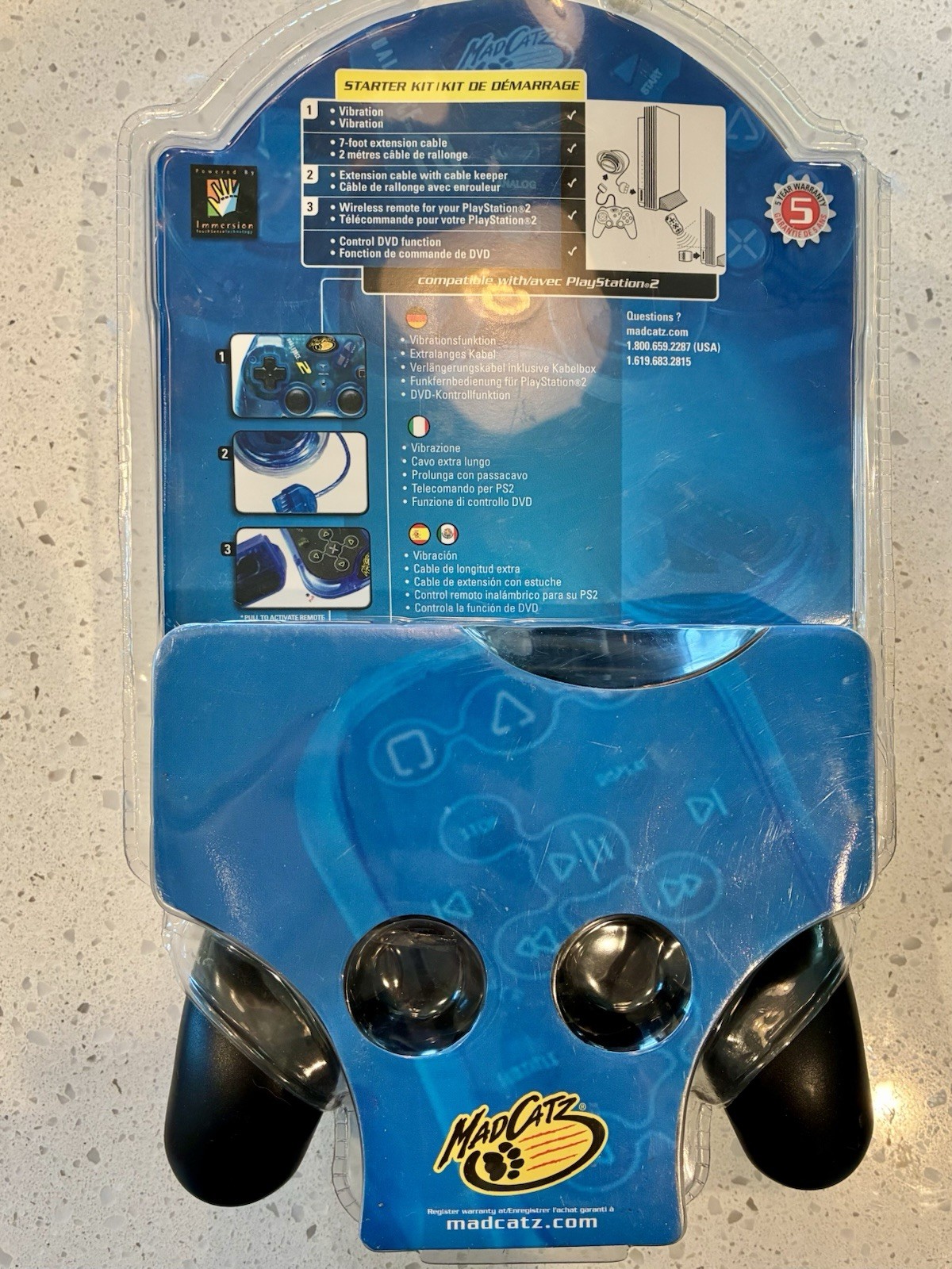 Sony PlayStation 2 Mad Catz Starter Kit Controller Pack