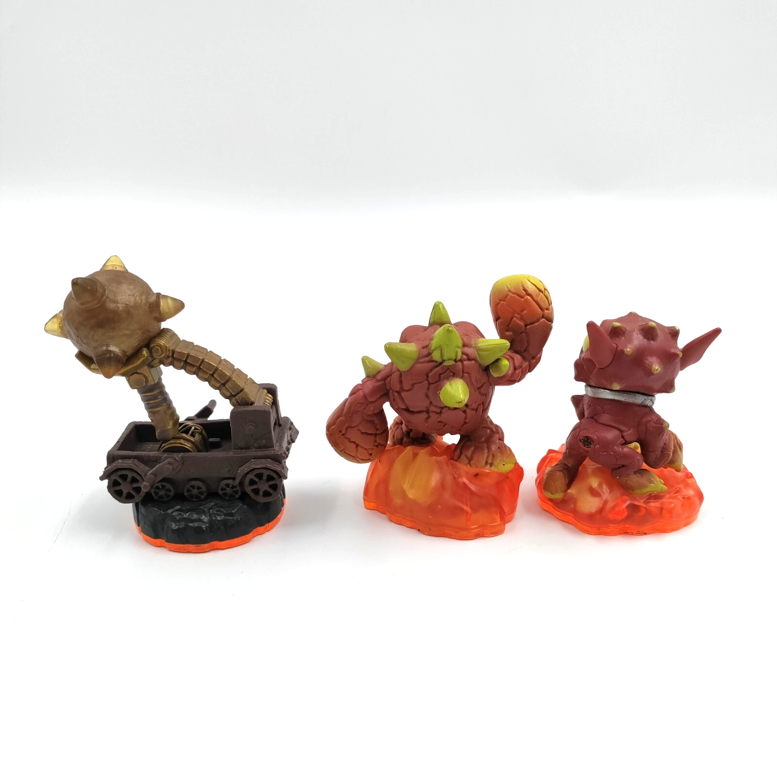 Skylanders Character Figures Orange Base Lot E4128, E4126 & E4128A Great Cond.