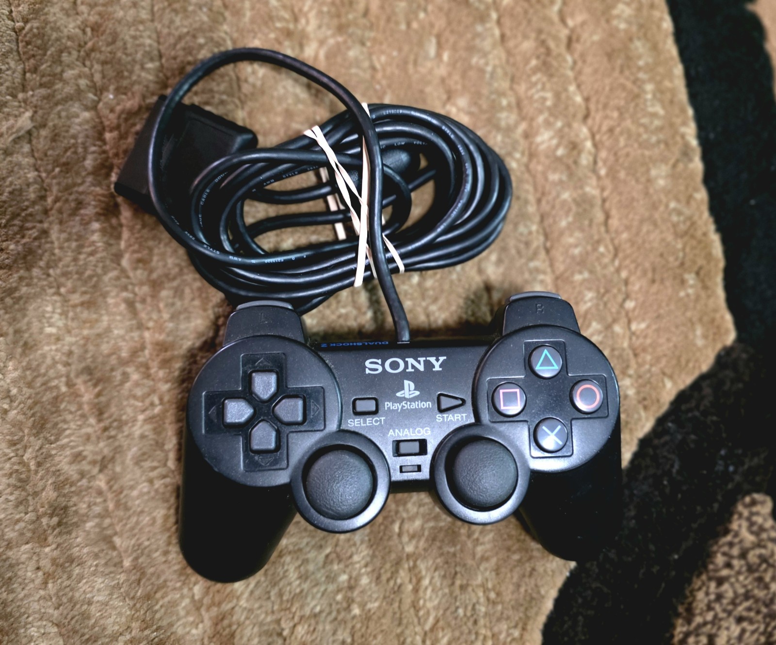 PlayStation 2 : Sony, DualShock 2 Wired Analog Controller WORKING for PS2/PS1