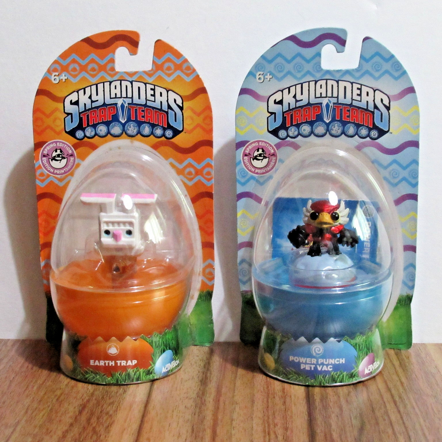 SKYLANDERS TRAP TEAM – SPRING EDITION – POWER PUNCH PET VAC & EARTH TRAP