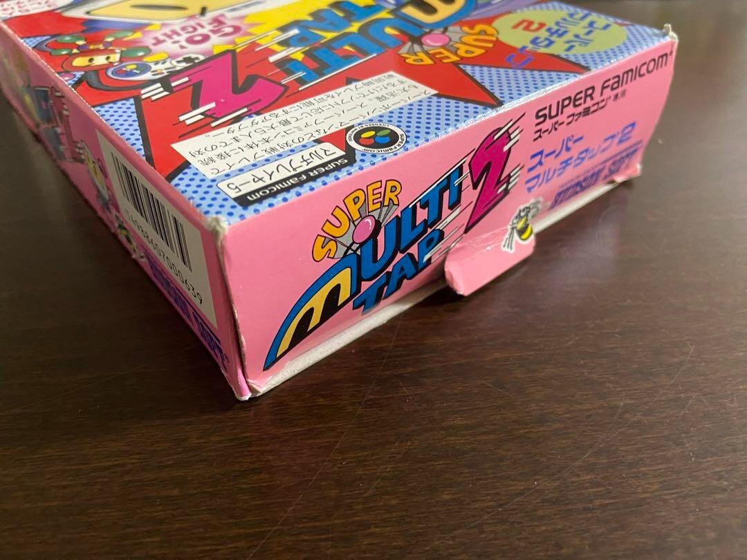 Super Famicom BOMBERMAN SUPER MULTI TAP 2 HC700 Boxed GOOD