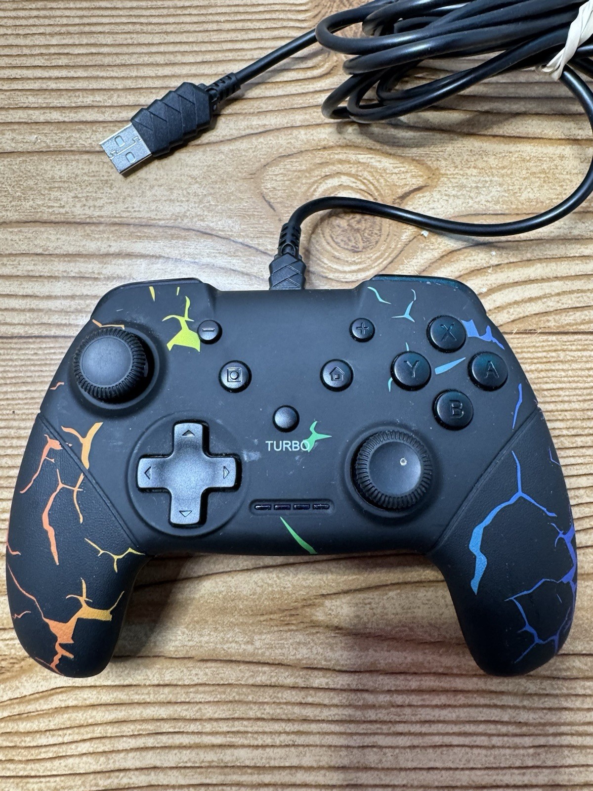 X Rocker Nintendo Switch Controller Wired – Neo Storm – USB 3 meter Cable